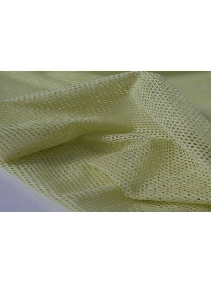 NETZSTOFF KLASSIK LOCHFILET NETZ STOFF WABE 2MM - Gelbgrün