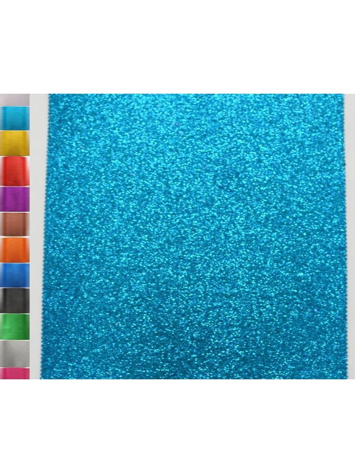 EVA 2MM MOOSGUMMIPLATTE GLITTER CA.20CM X 29,5CM