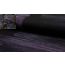 BEDRUCKT STRETCH CHIFFON MESH NETZSTOFF NETZ - schwarz/lila