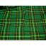 ORIGINAL SCHOTTENKARO STOFF TARTAN METERWARE - grün